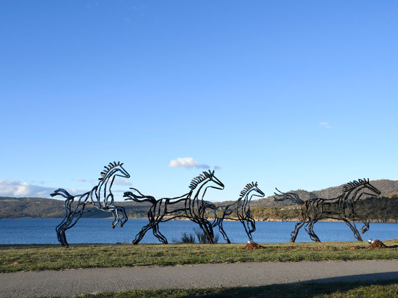 lake light sculpture exhibition